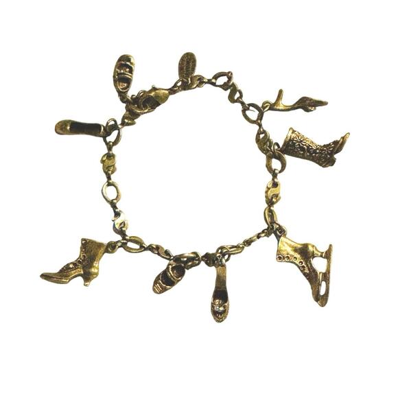 Sweet Romance Jewelry - Sweet Romance Variety of Shoes Charm Bracelet